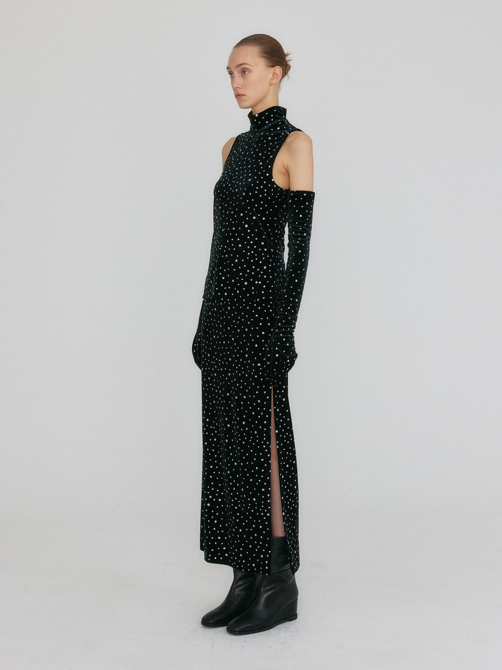 EENK ZACQLIN Straight Skirt - Jazzy Black