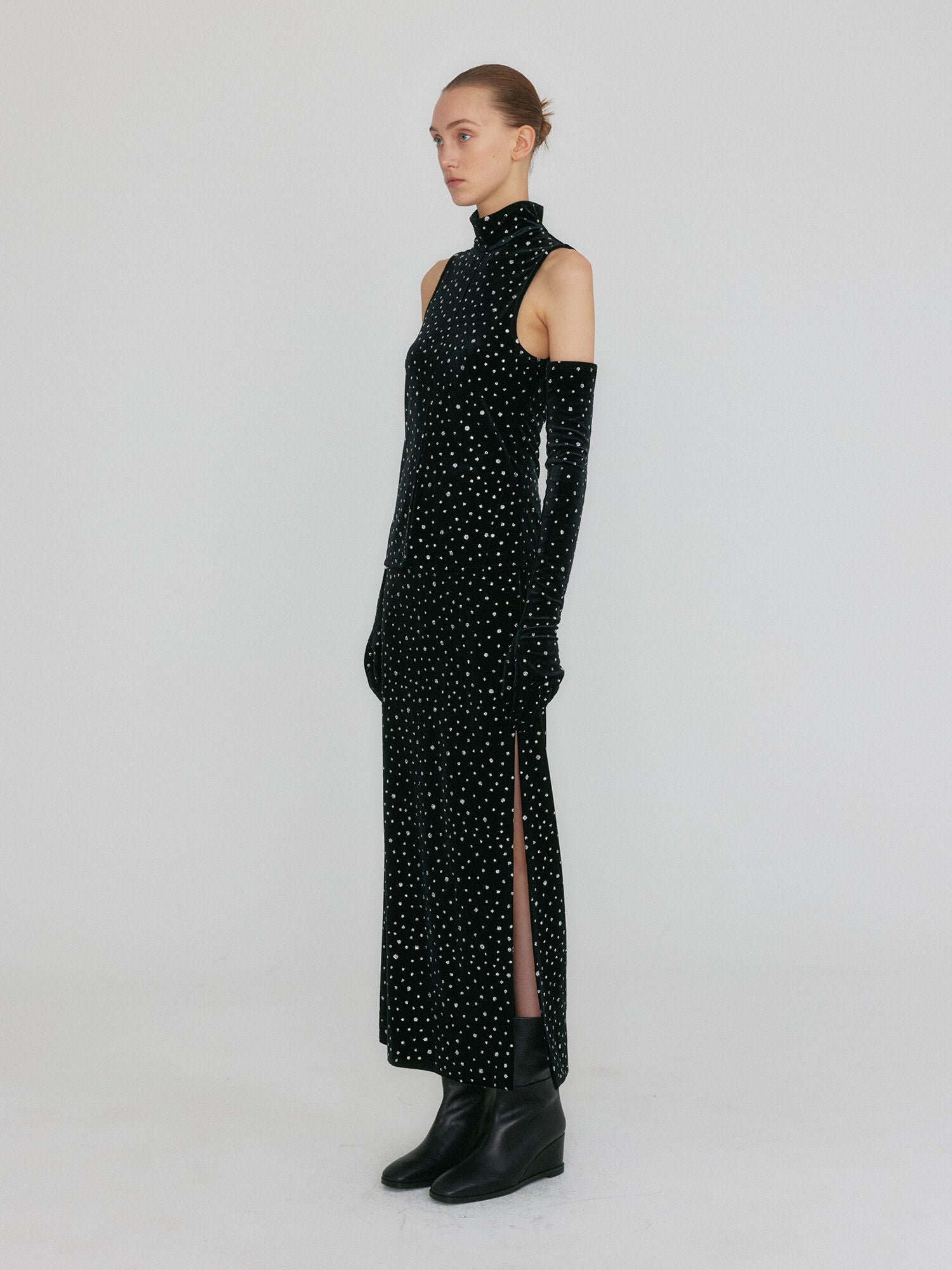 EENK ZACQLIN Straight Skirt - Jazzy Black