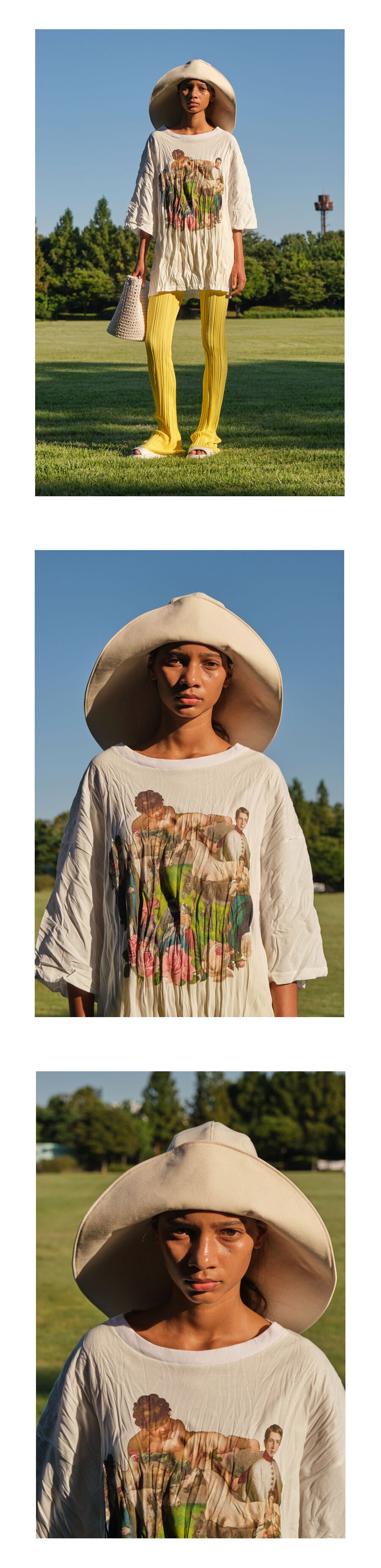 Trunk Project Crinkled T-shirt_White