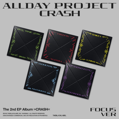ALLDAY PROJECT - The 2nd EP Album [CRASH] (FOCUS ver.) (5 Types Set)