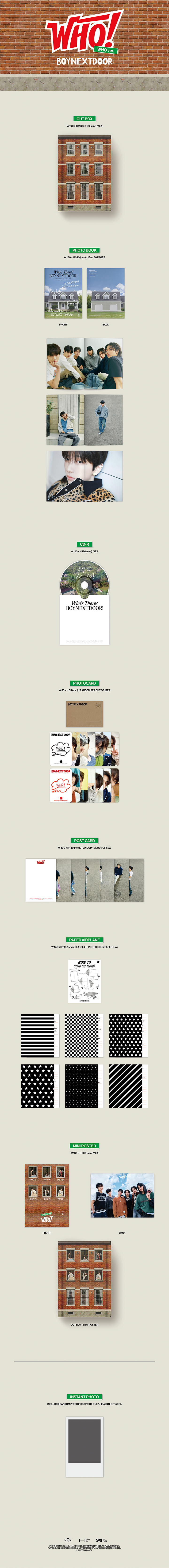1st Single 'WHO!' (WHO ver.) detail 2