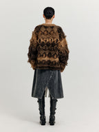 EENK EENK XINSTON Textured Knit Pullover - Brown