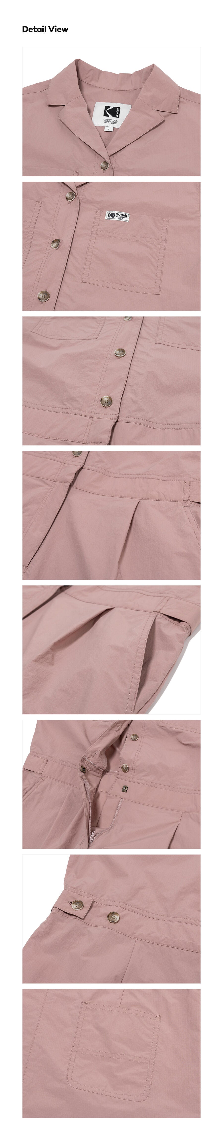 KODAK APPAREL KODAK APPAREL Mailer Jumpsuit Women PINK