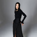 YCH KNITTED TOP BLACK (F23KT813BK)