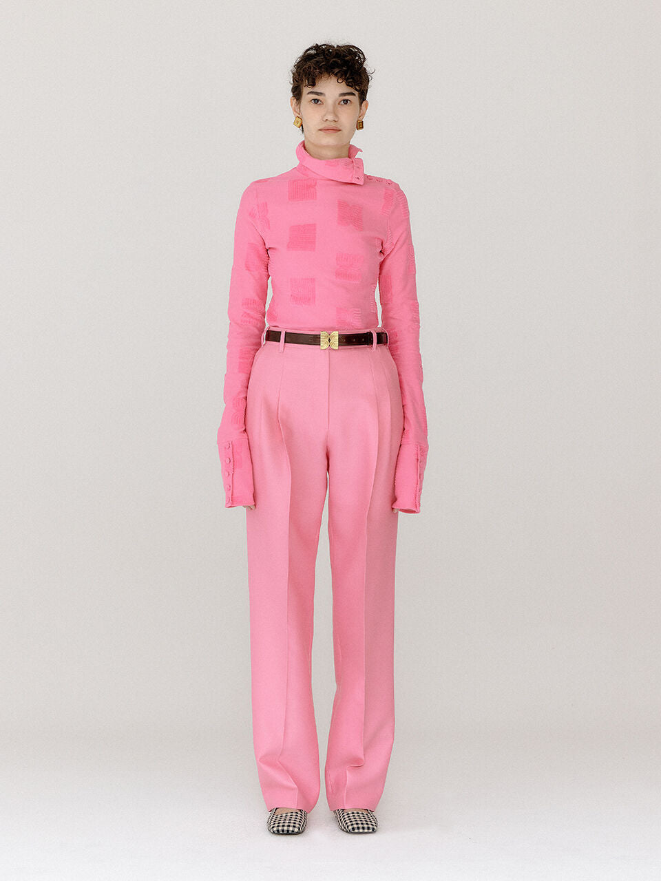 EENK EENK VEROSA Turtleneck Top - Pink
