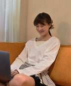 SAYUU Pure Layered T-Shirt White