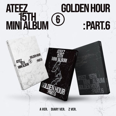 [3CD Set Goods] ATEEZ - 15th Mini Album [GOLDEN HOUR : Part.6]