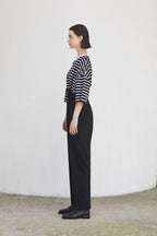 ariff low overall pants_BLACK