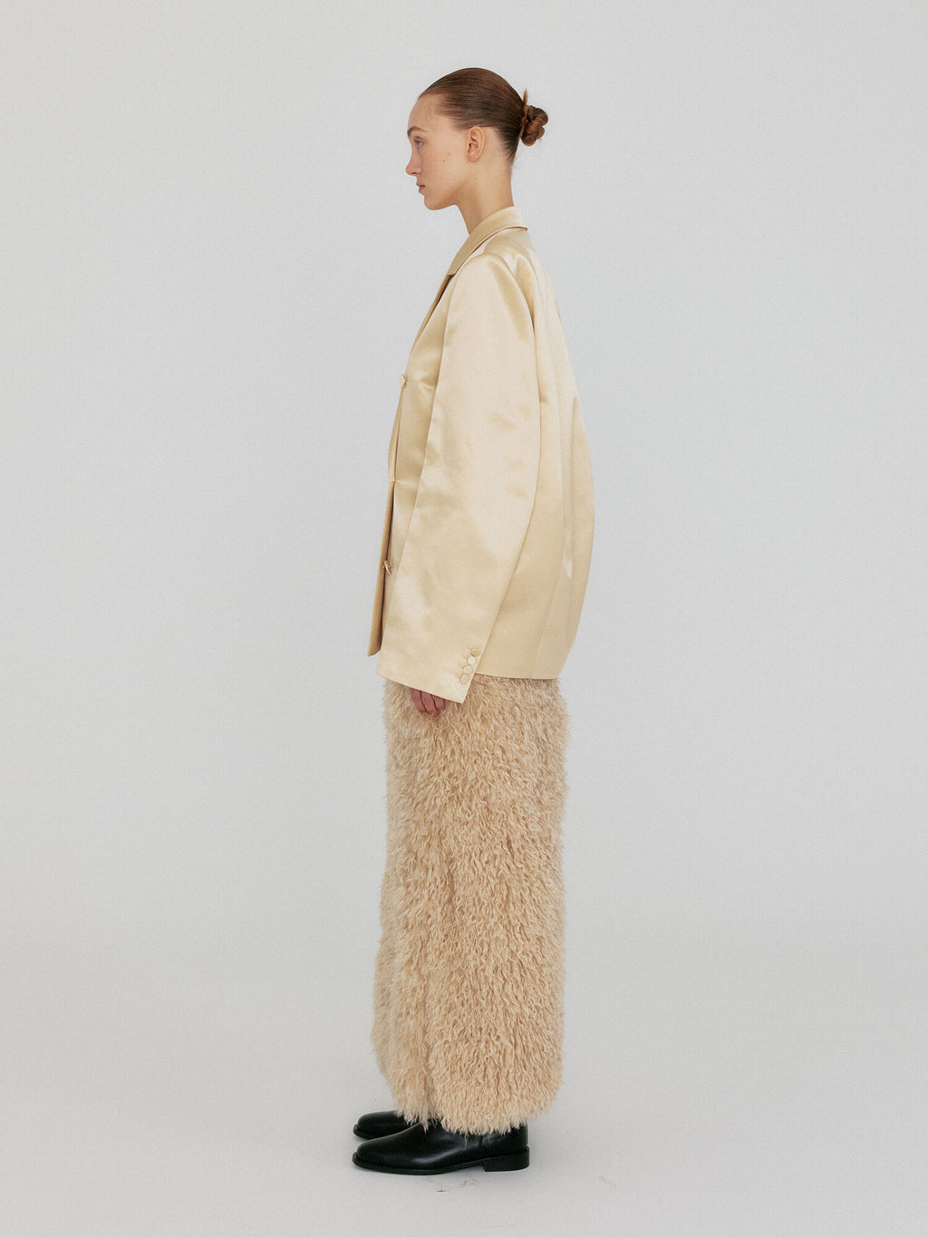 EENK ZEL Double-Breasted Blazer - Yellow