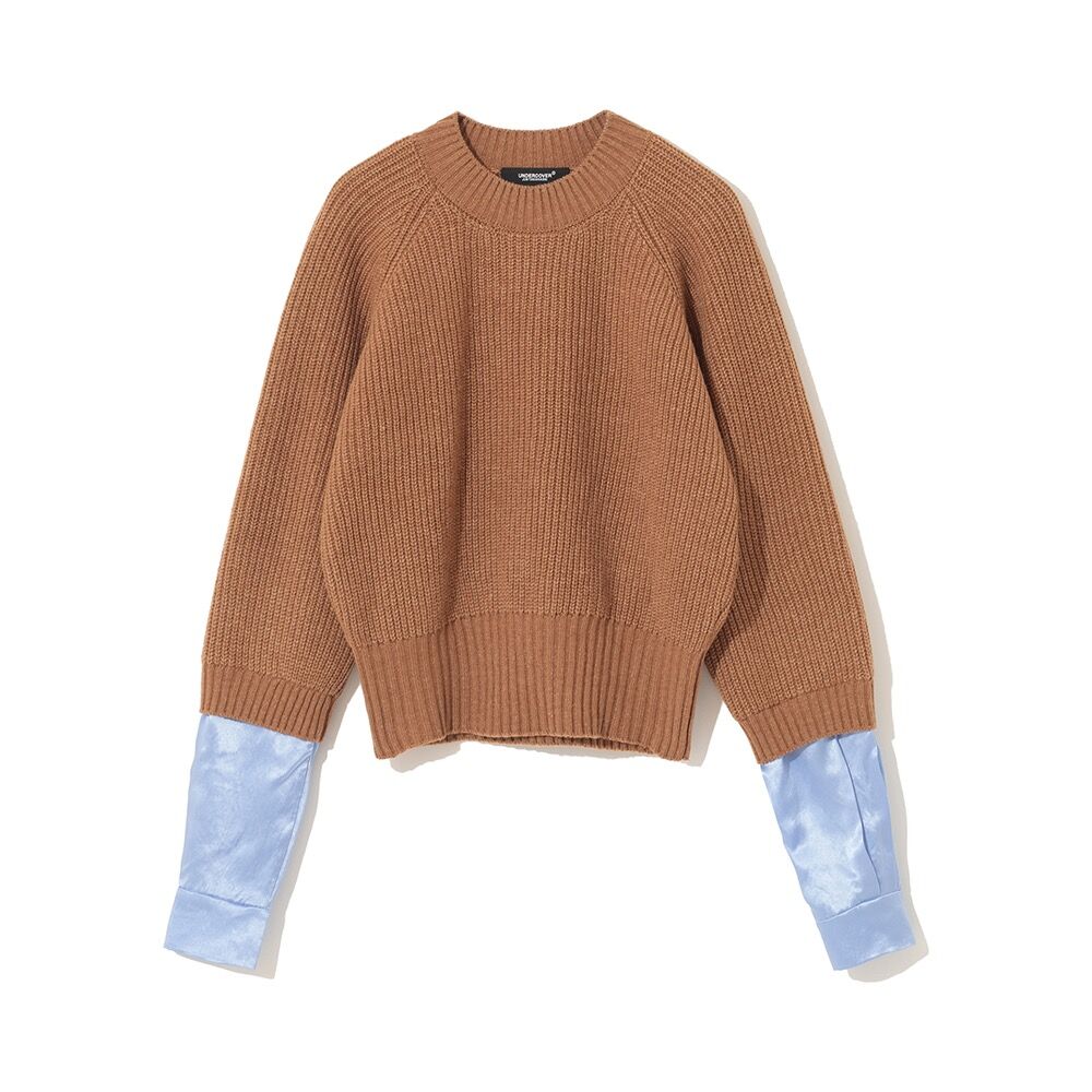 UNDERCOVER UNDERCOVER T-Shirt Layered Sweater Camel