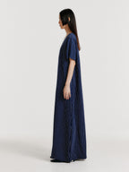 EENK EENK Maxi Dress Navy Stripe