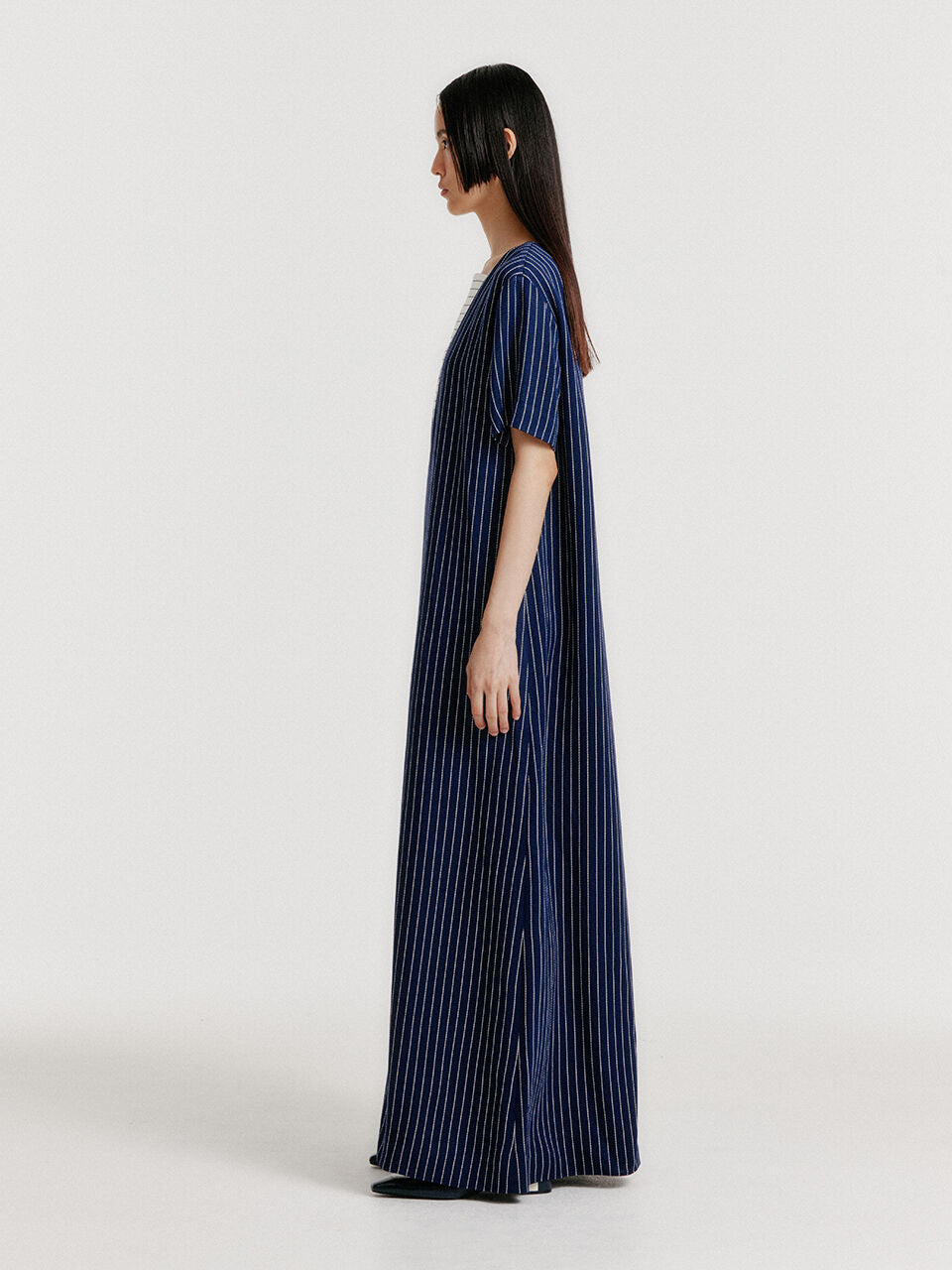 EENK EENK Maxi Dress Navy Stripe