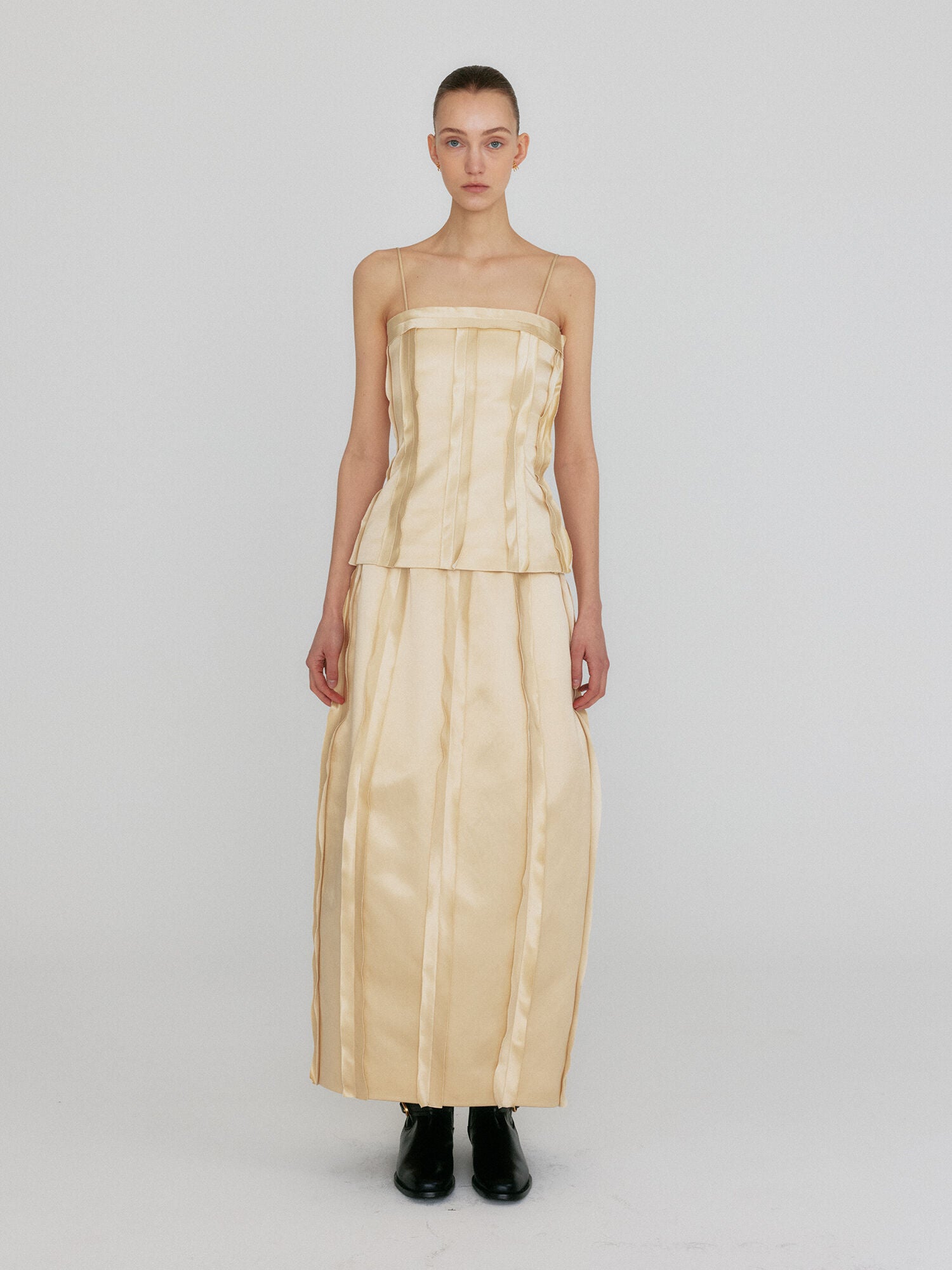 EENK ZENNY Fitted Sleeveless Top - Yellow