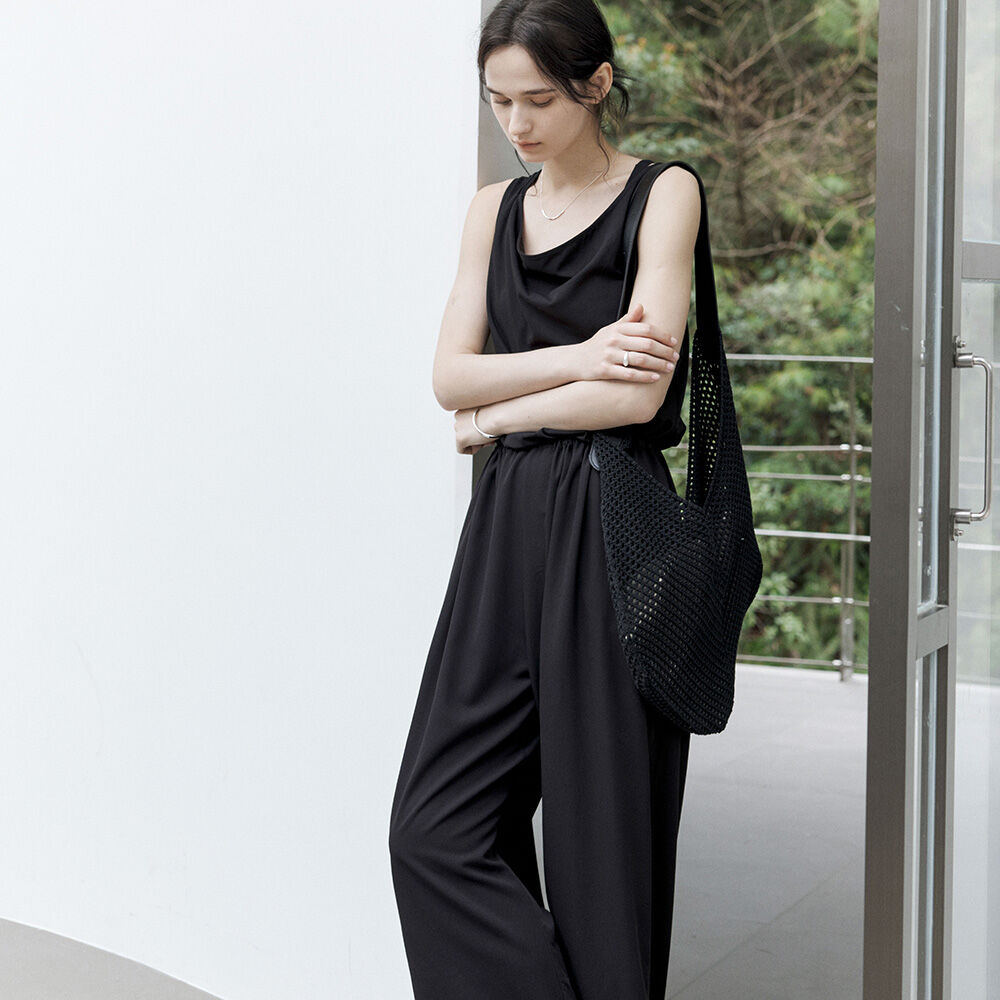 TAGEECHITA TAGEECHITA Casual Drawstring Jumpsuit
