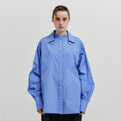 EENK XOVER Oversized Shirt - Blue