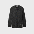 EENK Oversized Knit Cardigan - Black