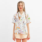 JUNEJUNE SPACE Painting Shirts_Ivory