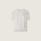 ROEM See-through ribbon tie blouse RMBLG26RT5