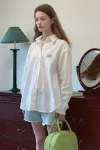 SINOON Classic Cotton Shirt (White)