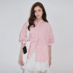 SINOON Basic Over Fit Shirt (Pink)