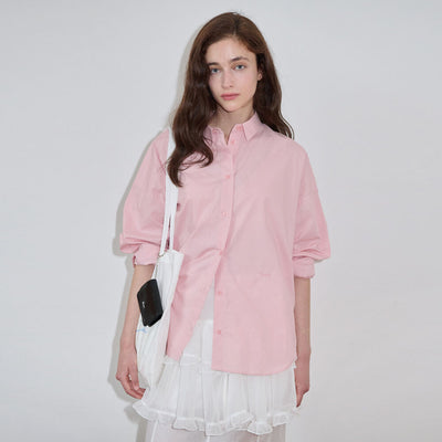 Basic Over Fit Shirt (Pink)