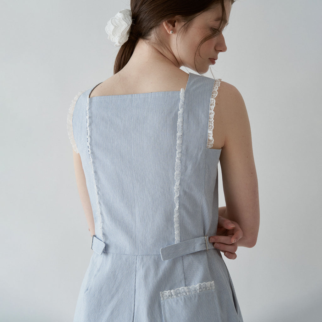 J'ASP J'ASP Jumpsuit Skyblue