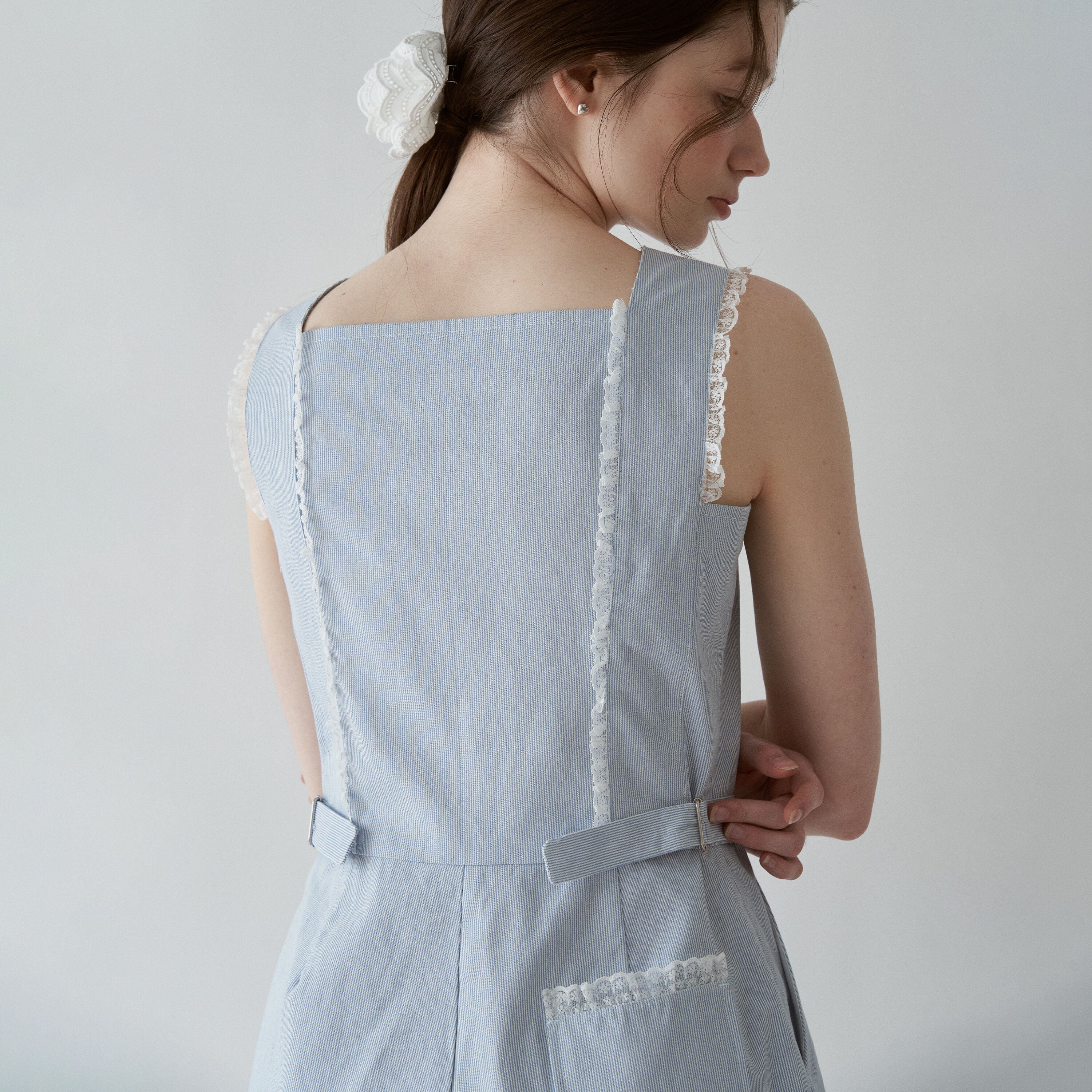J'ASP J'ASP Jumpsuit Skyblue