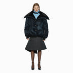 YCH NYLON DOWN JACKET BLACK (W24OT0071BK)