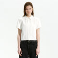 LOW CLASSIC BAMBOO LACE SHIRT_OFF WHITE_LC252BL03OW
