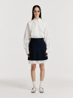 EENK [Kim Na-young wearing] YOM Long Sleeve Shirt - White