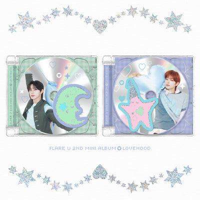 FLARE U - [LOVEHOOD] (JEWEL CASE Ver.) (Random 1 of 2 Types)