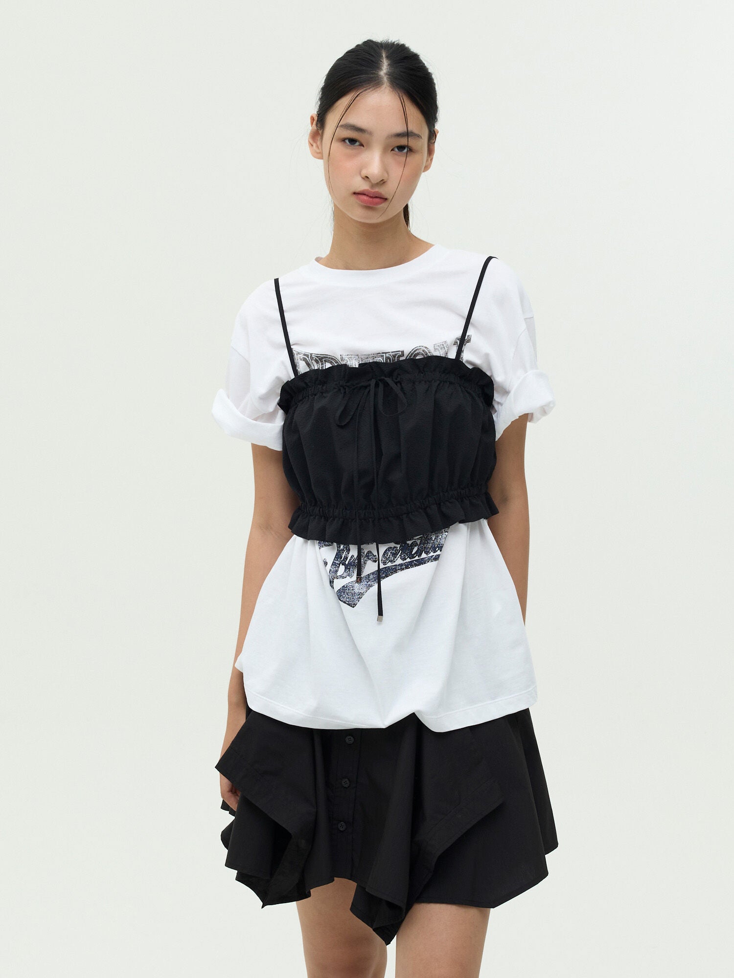 E.B.M (Edition by Michaa) Layered bustier top EMP8ATP130