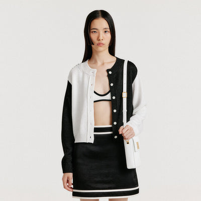 YOUO Contrast Bralet - White