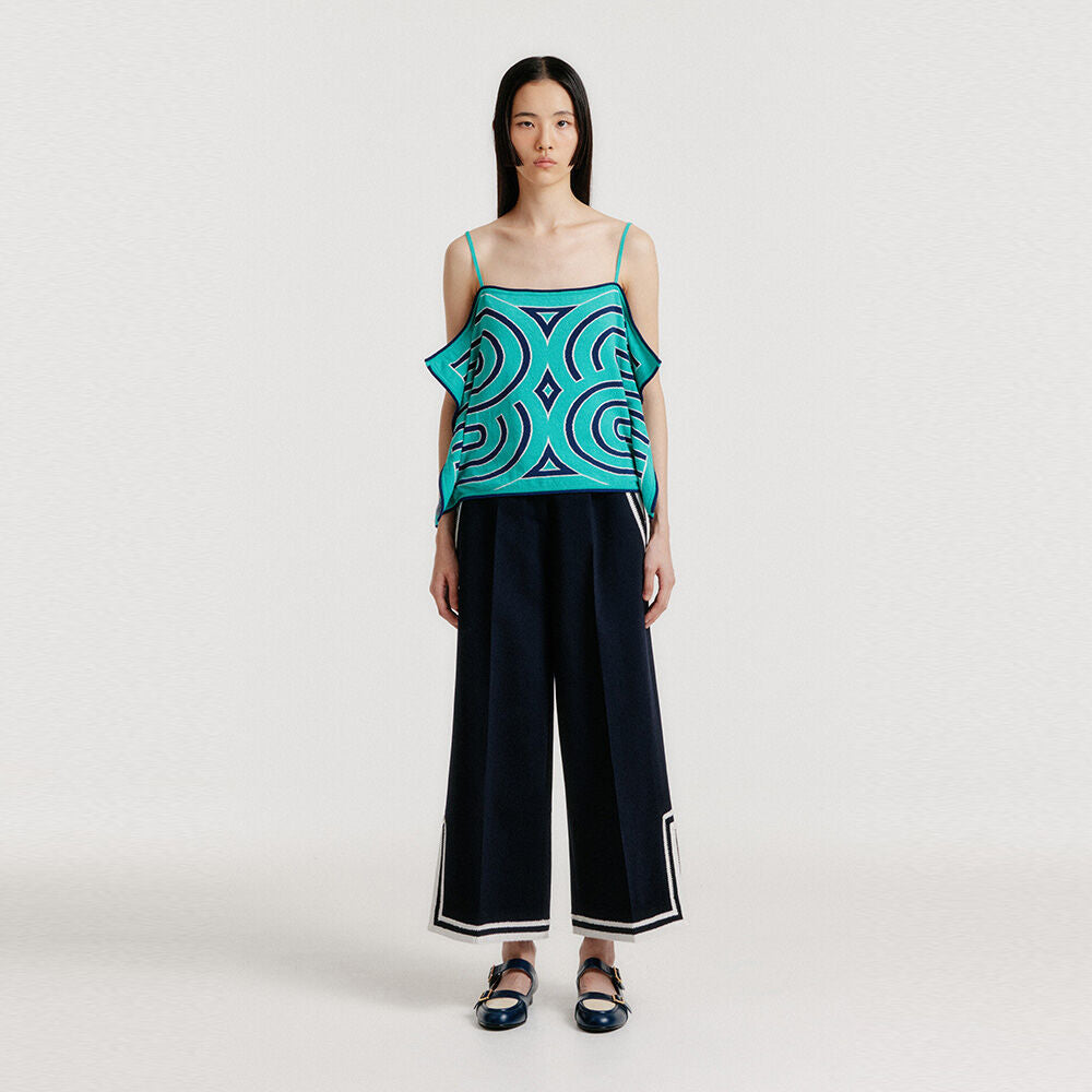 EENK EENK Pants Contrast Wide