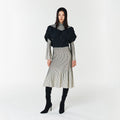 YCH RIBBED-KNIT TOP CREAM (F23KT804CR)