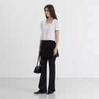 DUNST FRILL COLLARED BLOUSE WHITE_UDBL5B225WT