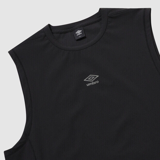 UMBRO [COOLING] All-round cooling tricot sleeveless t-shirt black UR121SSL21
