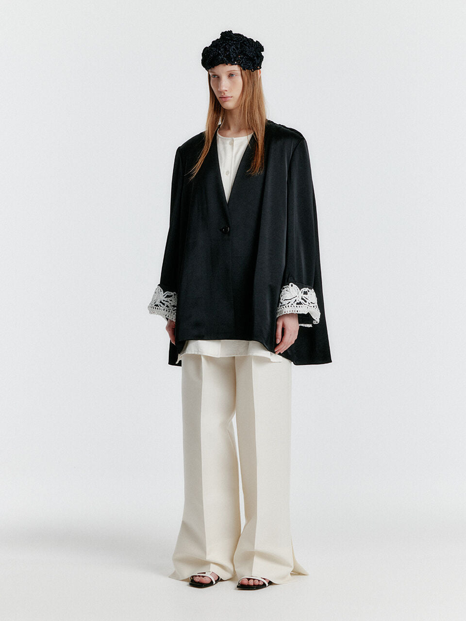 EENK YILONA Side-slit Pants - Ivory