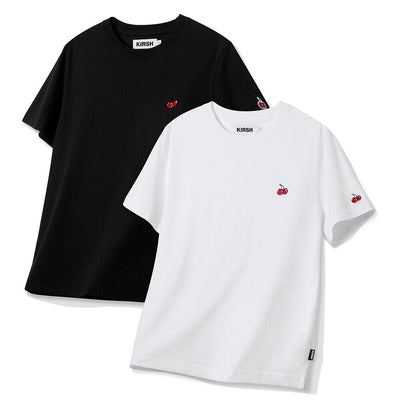 Small Cherry Standard T-Shirt Two Pack [White / Black]