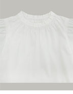 L'AUTRE DE MIN [Add color] Lautre Jane Puff White Blouse