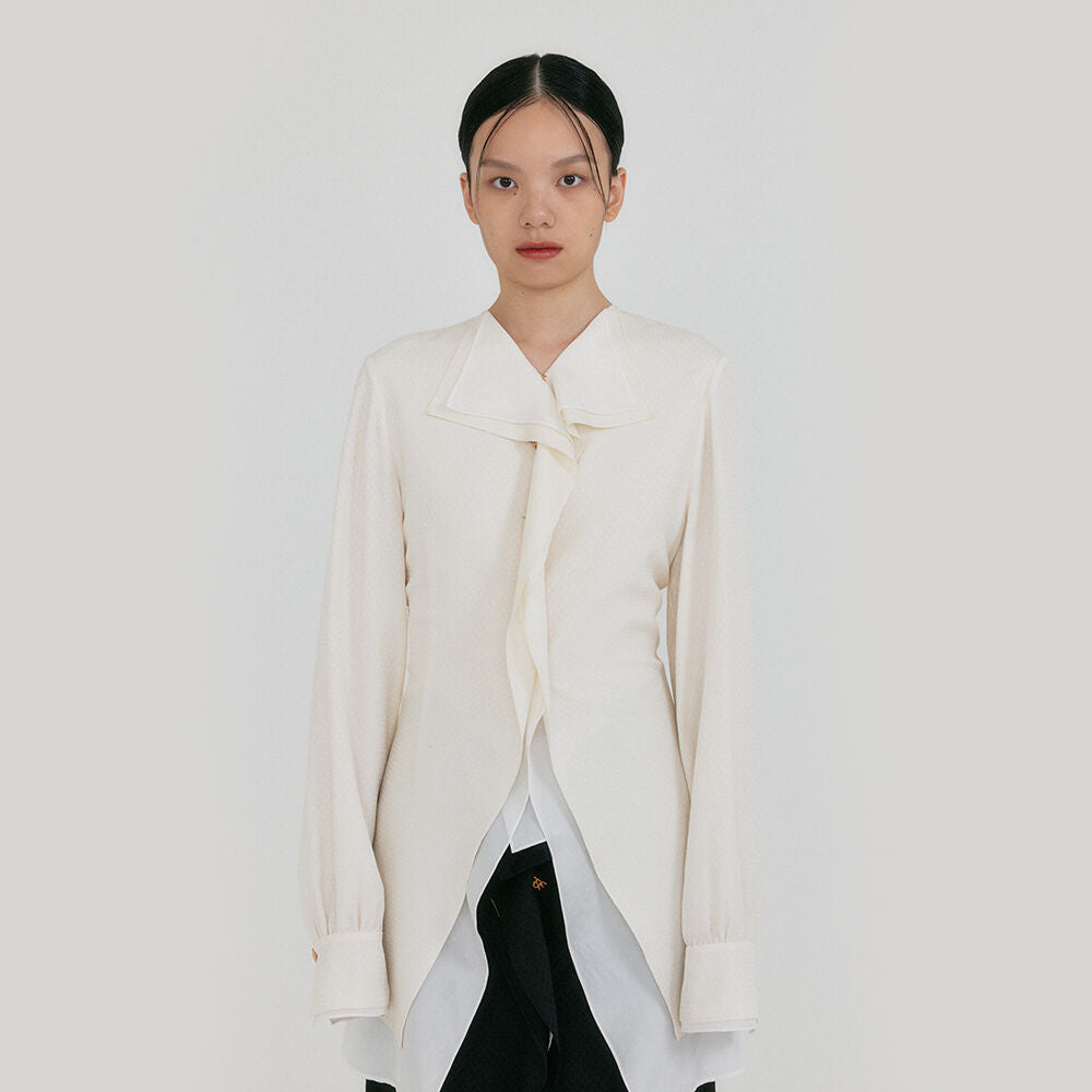 EENK ZAZZ Layered Blouse - Ivory