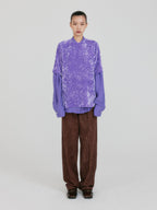 EENK ZANN Button-Back Top - Purple