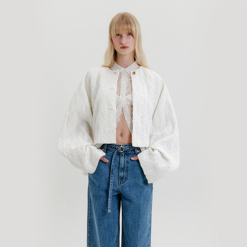 EENK Dolman Sleeve Jacket - White
