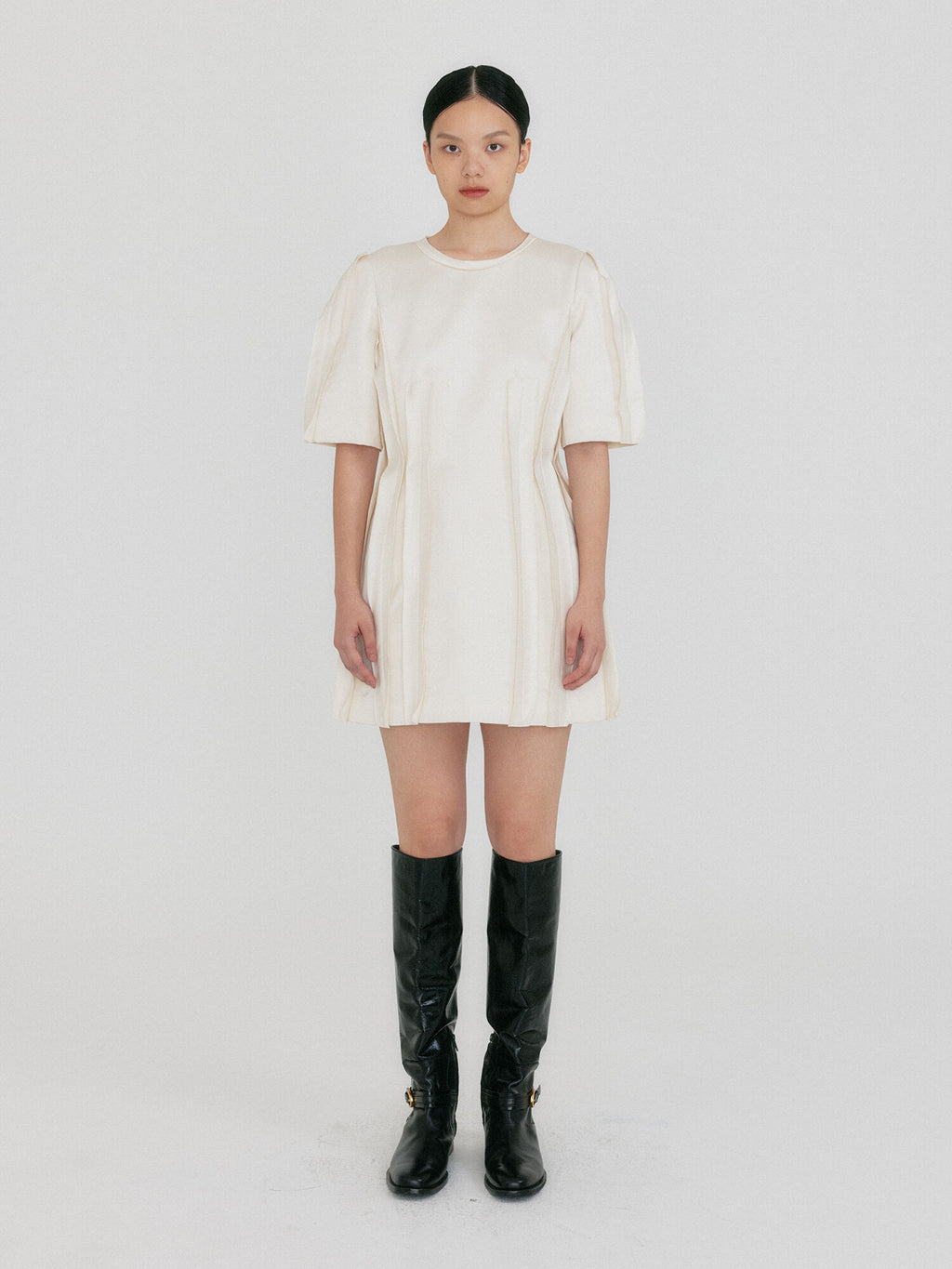 EENK ZULIET Skater Dress - Ivory