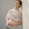 MOMET Serre Objet Blouse Ivory