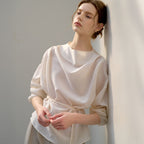 MOMET Serre Objet Blouse Ivory