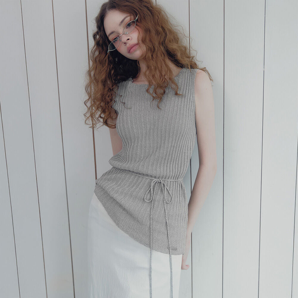 TWEE Rules strap sleeveless knit