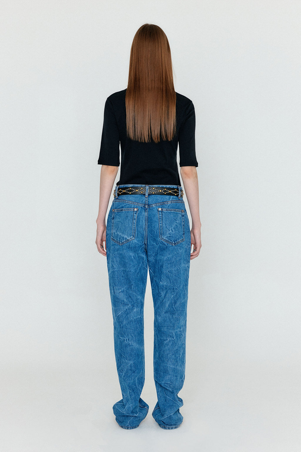 EENK WENIM Classic Denim Pants - Denim Blue