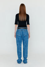 EENK WENIM Classic Denim Pants - Denim Blue