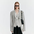 EENK [Kim Na-young wearing] YAVA Adjustable-waist Single Jacket - White
